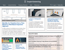 Tablet Screenshot of inspectioneering.com